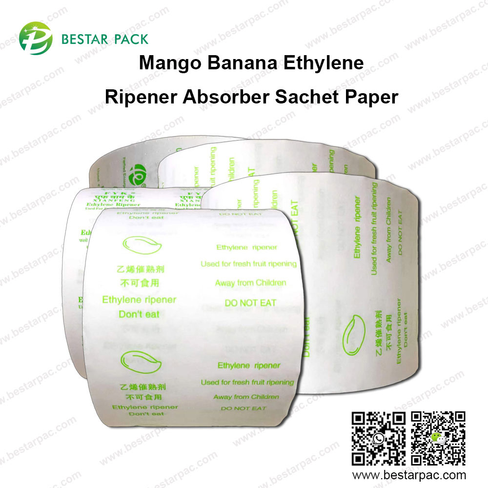 Mango Banana Ethylene Ripener Absorber Sachet Papier